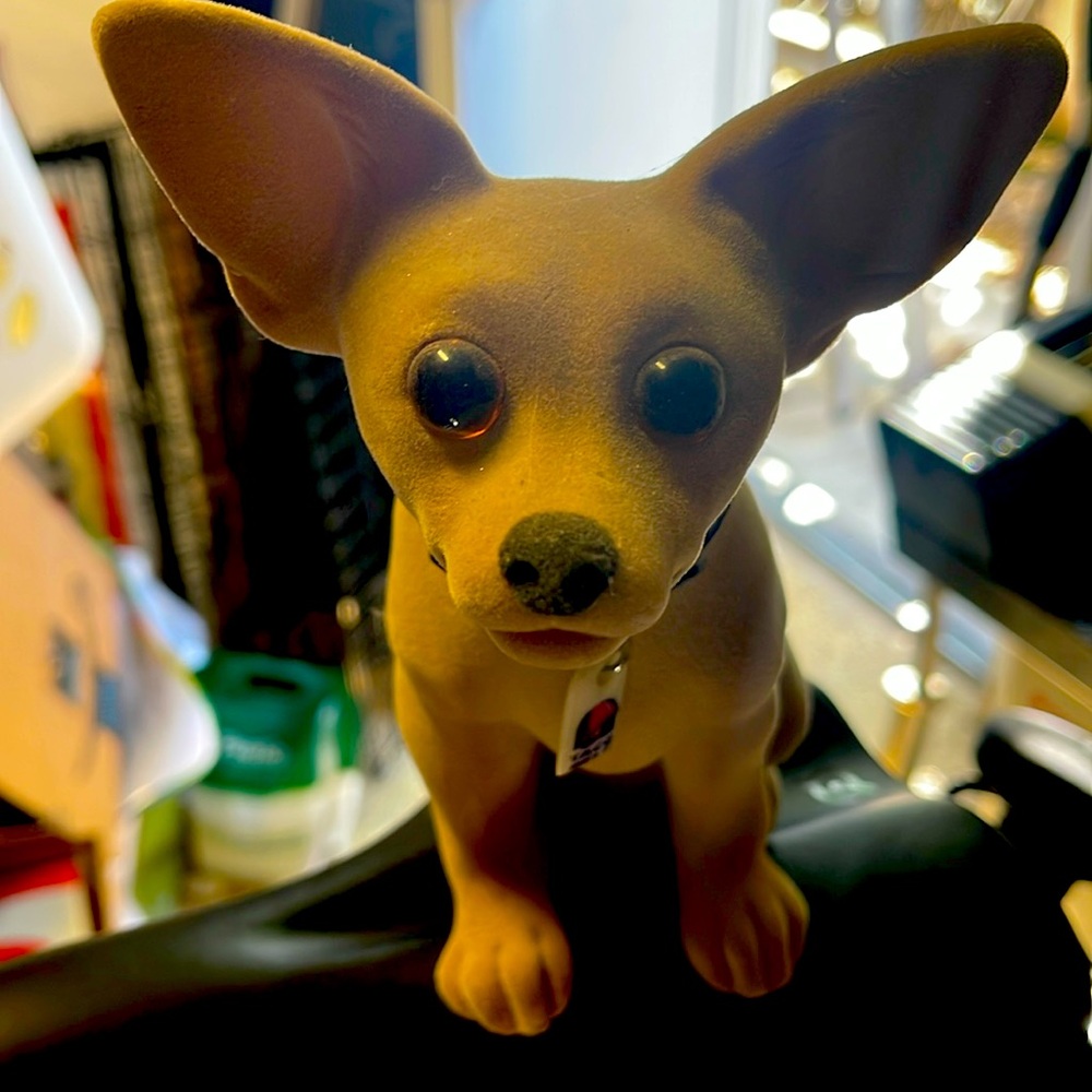 1998 Yo Quiero Taco Bell Chihuahua Dog Bobble Head Nodder Vintage Collectible